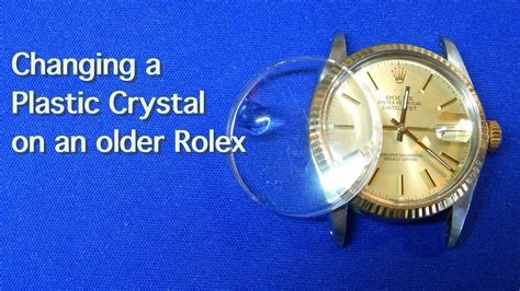 when replace acrylic crystal rolex|Rolex crystal review.